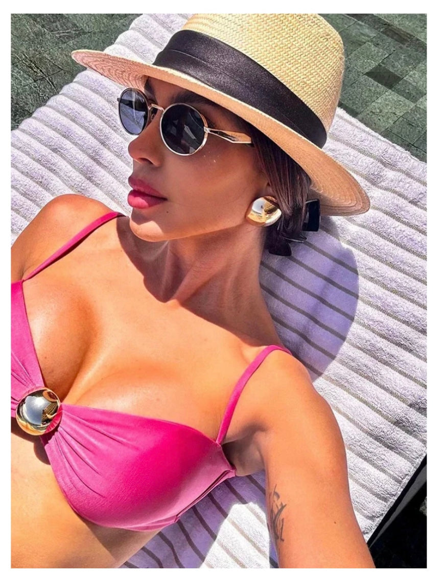 Set bikini fucsia