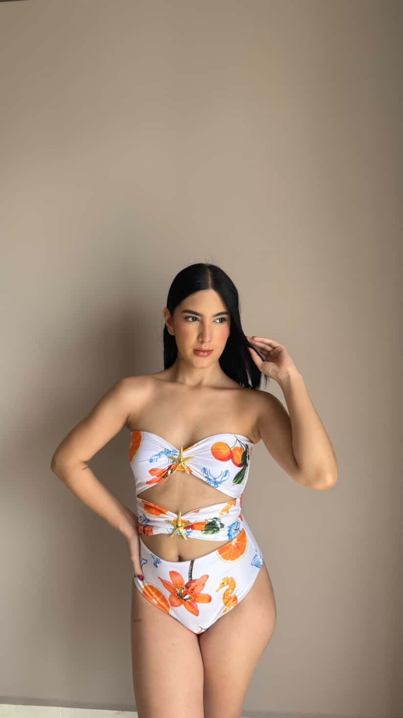 Enterizo estampado langosta