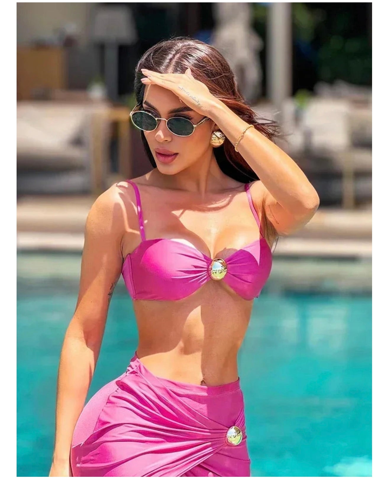 Set bikini fucsia